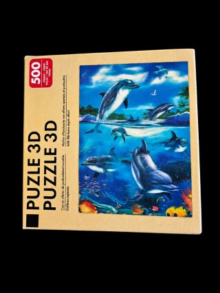 Puzzle 3D Delfines 500 piezas
