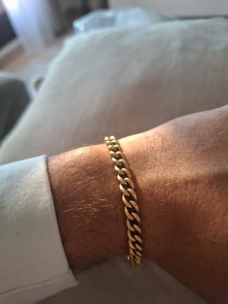 Pulsera de Cadena en Oro 18k
