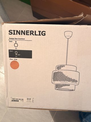 Lámpara de techo SINNERLIG IKEA