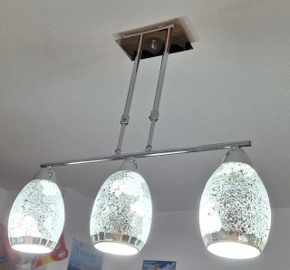 Lámpara de techo con 3 focos