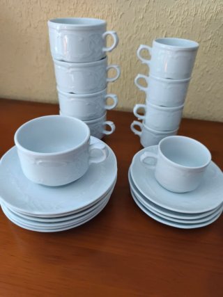 Set Tazas con Platos