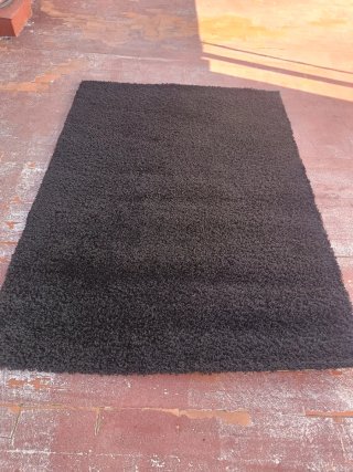 Alfombra Decorativa Negra