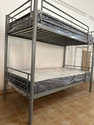 Litera Doble 90x190 Gris - Cama