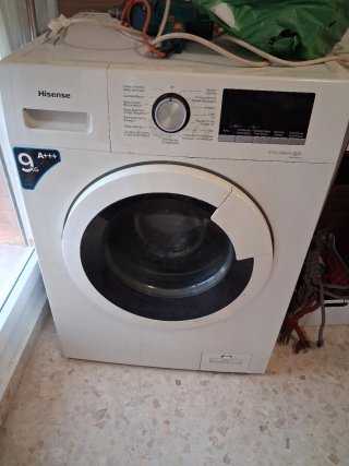 Lavadora Hisense 9kg Blanca