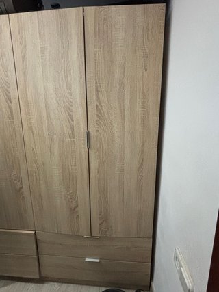 2 Armarios de Madera Beige