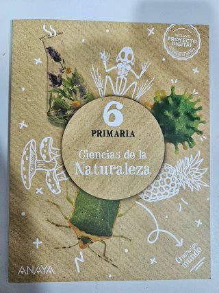 Libro texto C. de la naturaleza 6 Primaria ANAYA