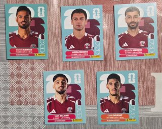 5 Cromos Panini Mundial 2026