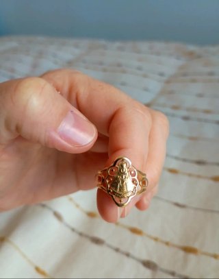 Anillo vintage  Virgen del Rocío