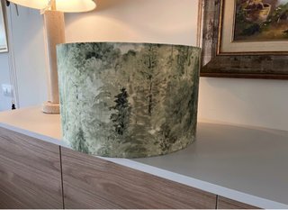 Pantalla de Lámpara Estampado Bosque
