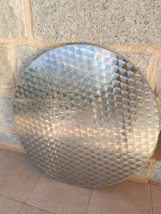 Tablero de Mesa Redondo 80cm de acero repulsado