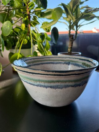 Saladeira Costa Nova em Cerâmica