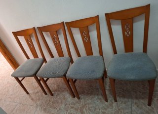 Set de 4 sillas de comedor