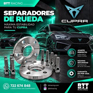 SEPARADORES DE RUEDA CUPRA