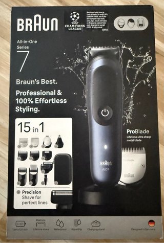 Recortadora Braun Series 7 AIO7580 15 en 1