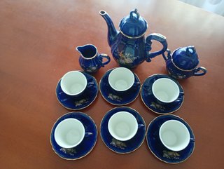 Juego de té o café de porcelana
