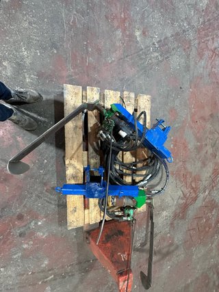 Juego de intercepas hidráulico con varilla