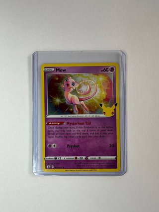 Carta Pokémon Mew - Colección Celebraciones