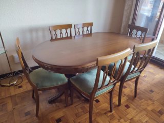 Mesa de comedor con 6 sillas