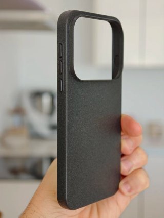 Custodia Sandstone per Oppo X10 Pro Max (Nero)