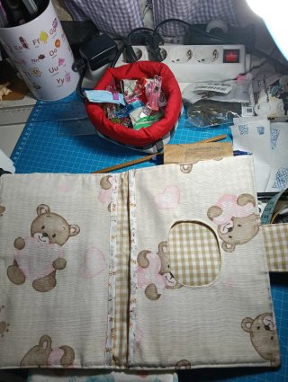 Funda para Pañales con Estampado de Ositos