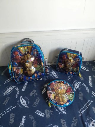 Lote de 3 Mochilas Marvel Avengers