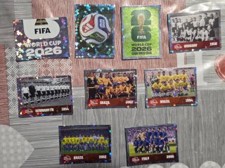 Lote 9 Cromos Panini Mundial 2026