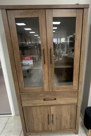 Vitrina Retro Moderna de Madera