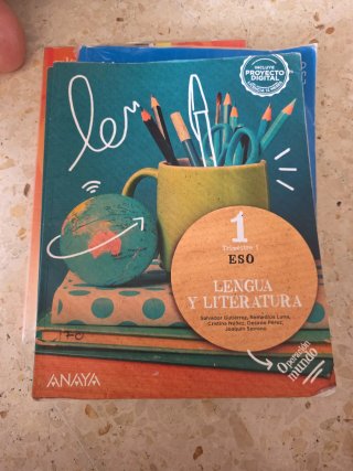 Lidro de lengua y literatura de 1 de la Eso
