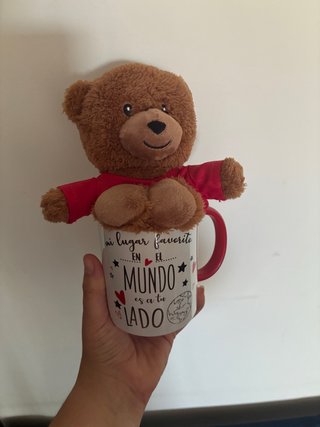 Taza con Oso de Peluche
