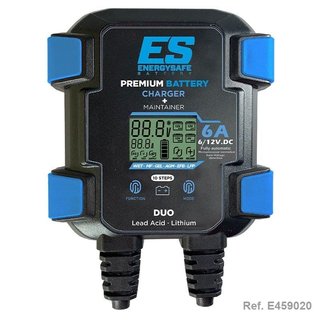 Cargador Baterías Profesional 6/12V Plomo & Litio