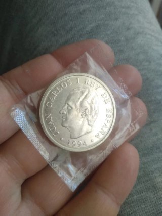 Moneda Plata 2000 Pesetas 1994 FMI-BM