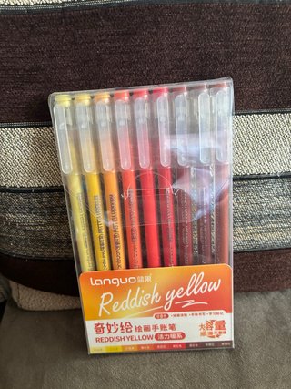 Set de 9 Bolígrafos Languo Tonos Cálidos
