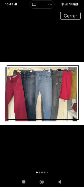 Lote de 6 pantalones hombre talla L