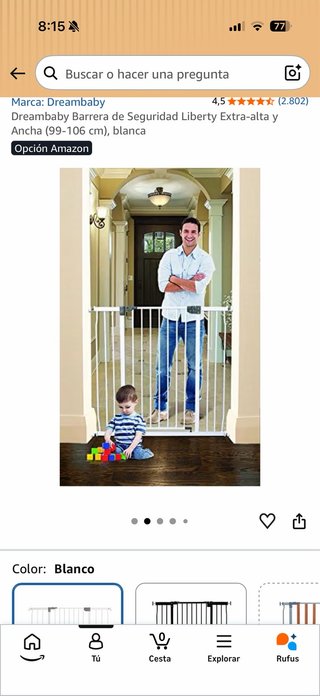 Barrera de Seguridad Dreambaby Liberty