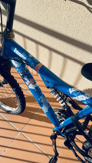 Bicicleta de Montaña Azul