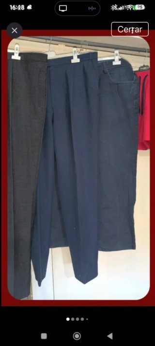 Lote de 3 pantalones talla grande