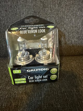 Set 2 Bombillas Coche Grundig H4 12V Blue Xenon