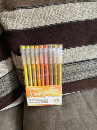 Set de 9 Bolígrafos Languo Tonos Amarillos