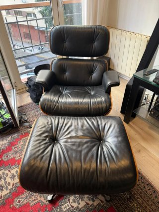 Sillón Charles Eames Original con Otomana