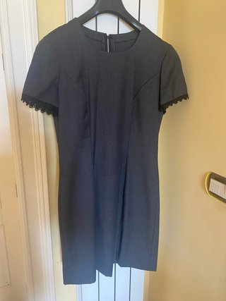 Vestito tubino in pura lana