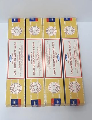 4 Cajas Incienso Californian White Sage