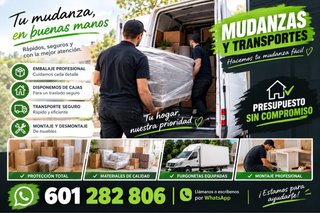 TU PORTE/MUDANZA EN BUENAS MANOS! 601282806