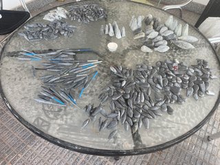 Lote de plomos de pesca 320 unidades
