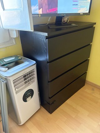 Cajonera IKEA Negra