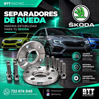 SEPARADORES DE RUEDA SKODA