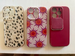 Set de 3 Fundas para iPhone 14 Pro