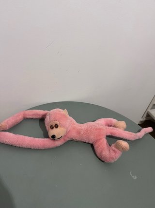 Peluche de Mono Rosa