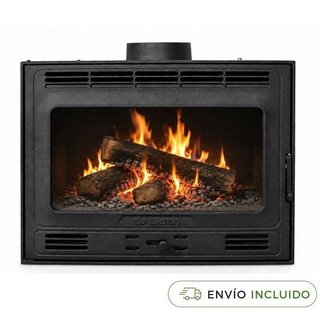 Insertable leña ventilado Tracia Iron 0038HUE