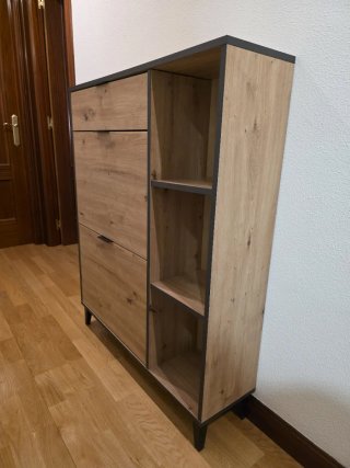 Mueble Zapatero con Baldas y Cajón