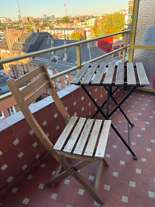 Conjunto de Mesa y 1 Silla Plegable
